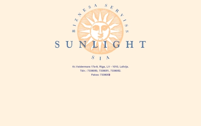 Sunlight, SIA